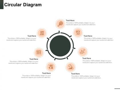 Circular diagram attention process n63 ppt powerpoint presentation template