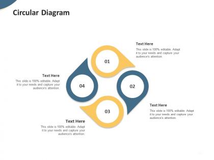 Circular diagram pitch deck to raise seed money from angel investors ppt summary
