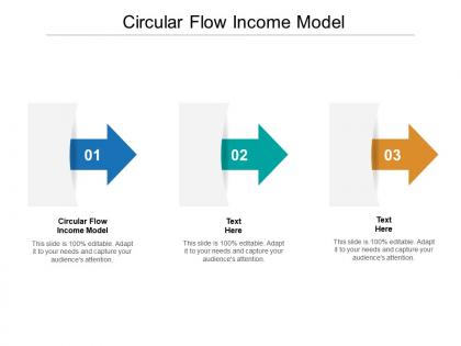 Circular flow income model ppt powerpoint presentation icon outline cpb
