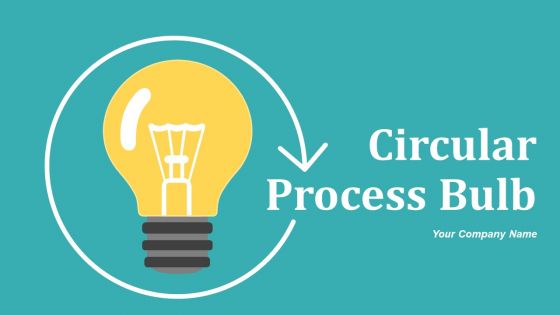 Circular Process Bulb Circular Process Bulb Showing Growing Plant