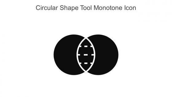 Circular Shape Tool Monotone Icon In Powerpoint Pptx Png And Editable Eps Format