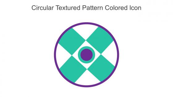 Circular Textured Pattern Colored Icon In Powerpoint Pptx Png And Editable Eps Format