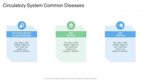 Circulatory System Common Diseases In Powerpoint And Google Slides Cpb