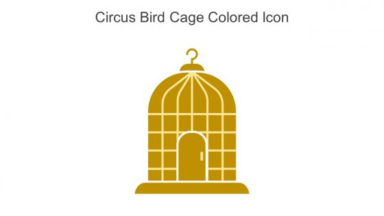 Circus Bird Cage Colored Icon In Powerpoint Pptx Png And Editable Eps Format