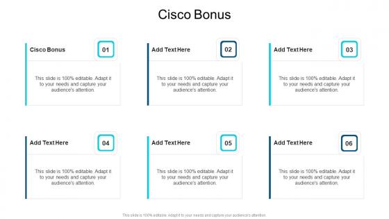 Cisco Bonus In Powerpoint And Google Slides Cpb