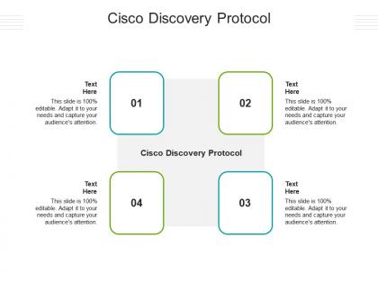 Cisco discovery protocol ppt powerpoint presentation gallery designs download cpb