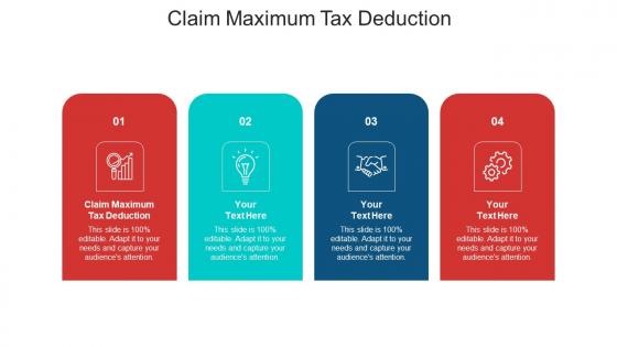 Claim maximum tax deduction ppt powerpoint presentation styles styles cpb