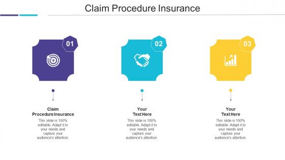 Claim Procedure Insurance Ppt Powerpoint Presentation Gallery Graphics Tutorials Cpb