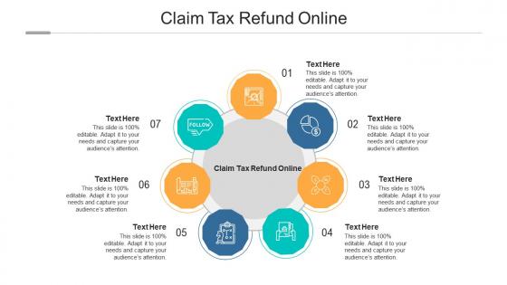Claim tax refund online ppt powerpoint presentation summary example topics cpb