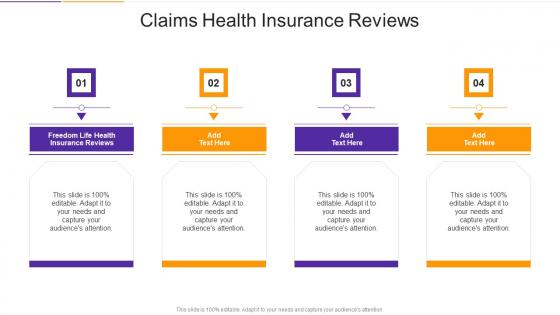 Claims Health Insurance Reviews In Powerpoint And Google Slides Cpb
