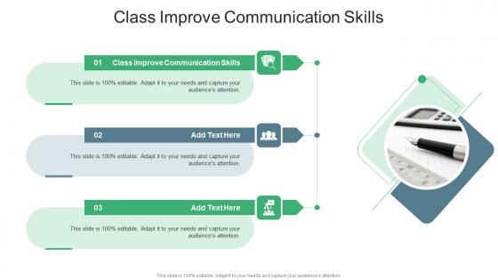 Class Improve Communication Skills In Powerpoint And Google Slides Cpb
