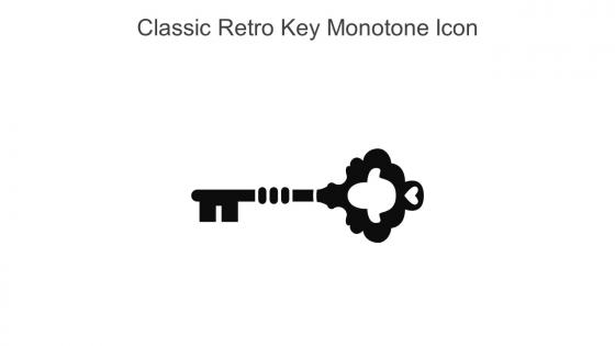 Classic Retro Key Monotone Icon In Powerpoint Pptx Png And Editable Eps Format