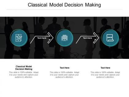 Classical model decision making ppt powerpoint presentation designs cpb
