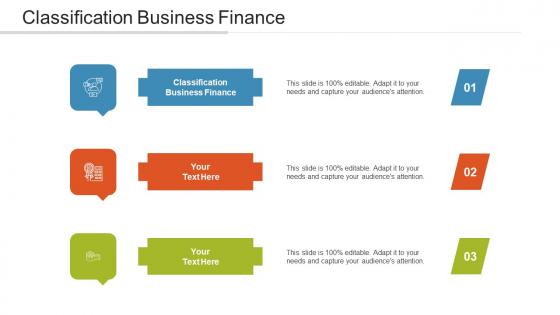 Classification Business Finance Ppt Powerpoint Presentation Visual Inspiration Cpb