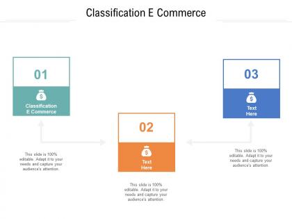 Classification e commerce ppt powerpoint presentation slides show cpb