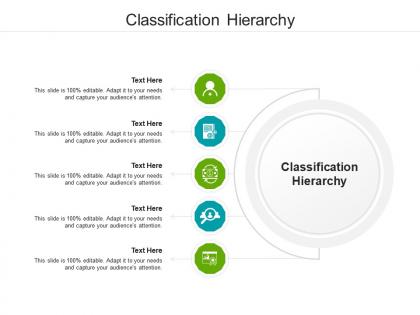 Classification hierarchy ppt powerpoint presentation file summary cpb