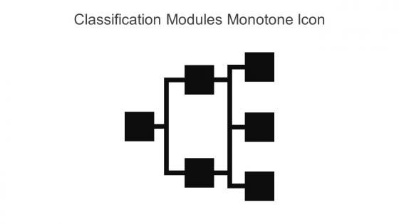 Classification Modules Monotone Icon In Powerpoint Pptx Png And Editable Eps Format