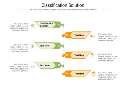 Classification solution ppt powerpoint presentation file files cpb