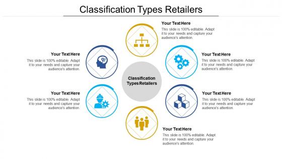 Classification types retailers ppt powerpoint presentation slides example cpb