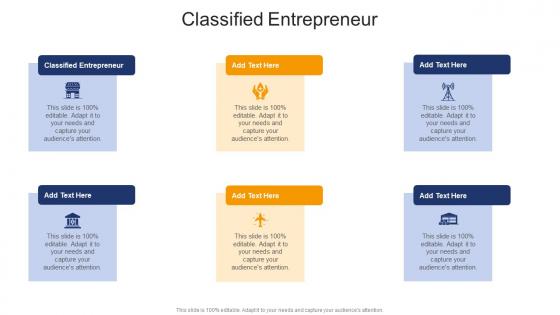 Classified Entrepreneur In Powerpoint And Google Slides Cpb