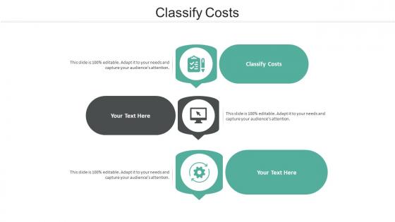 Classify costs ppt powerpoint presentation layouts professional cpb