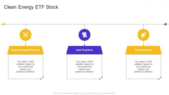 Clean Energy ETF Stock In Powerpoint And Google Slides Cpb