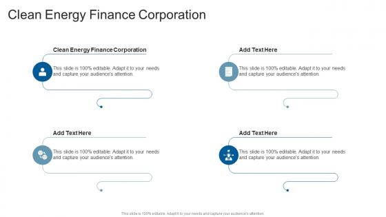 Clean Energy Finance Corporation In Powerpoint And Google Slides Cpb