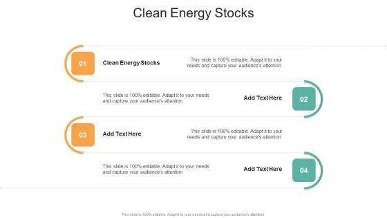 Clean Energy Stocks In Powerpoint And Google Slides Cpb