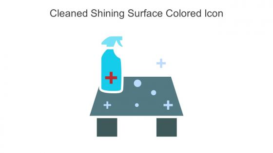 Cleaned Shining Surface Colored Icon In Powerpoint Pptx Png And Editable Eps Format