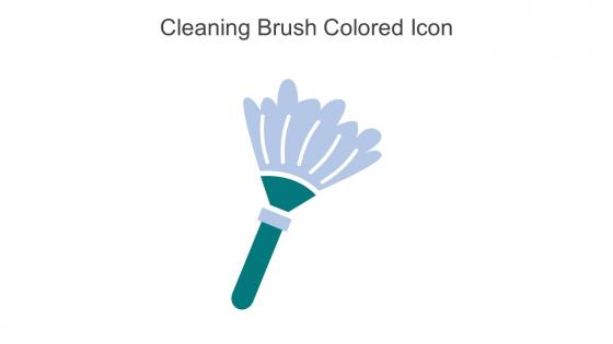 Cleaning Brush Colored Icon In Powerpoint Pptx Png And Editable Eps Format
