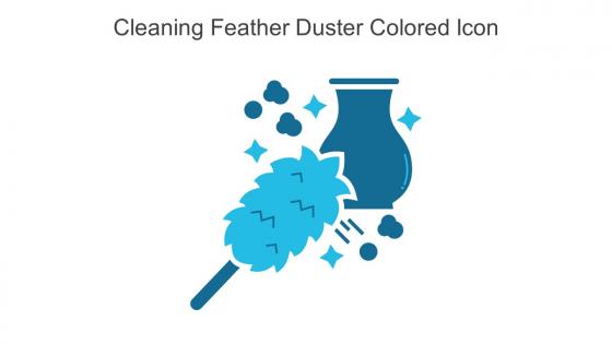 Cleaning Feather Duster Colored Icon In Powerpoint Pptx Png And Editable Eps Format