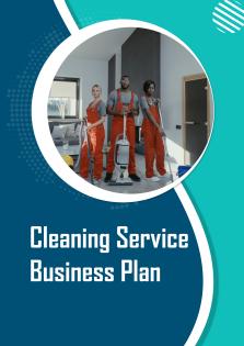 Cleaning Service Business Plan Pdf Word Document