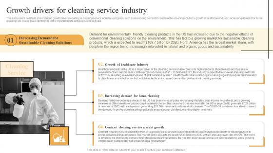 Cleaning Services Business Plan Growth Drivers For Cleaning Service Industry BP SS