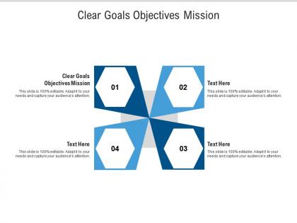 Clear goals objectives mission ppt powerpoint presentation layouts examples cpb