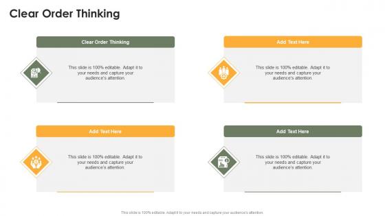 Clear Order Thinking In Powerpoint And Google Slides Cpb