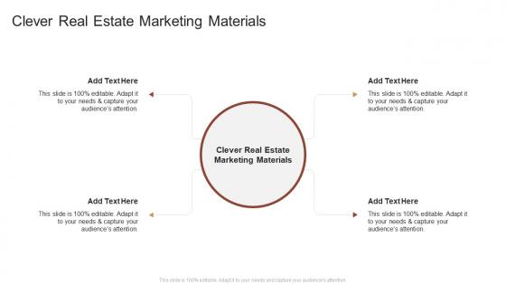 Clever Real Estate Marketing Materials In Powerpoint And Google Slides Cpb