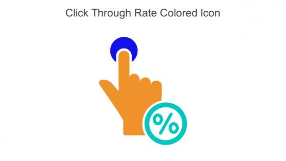 Click Through Rate Colored Icon In Powerpoint Pptx Png And Editable Eps Format