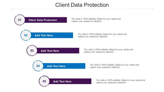 Client Data Protection Ppt Powerpoint Presentation Gallery Graphics Cpb
