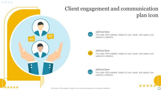Client Engagement And Communication Plan Icon