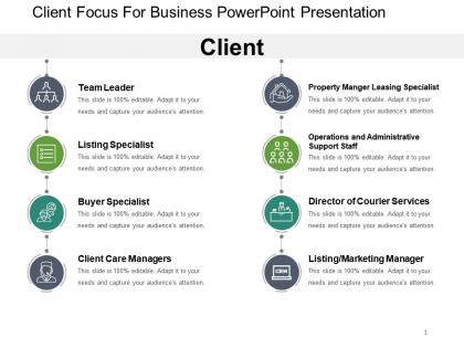 Client focus for business powerpoint presentation