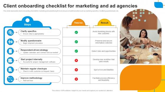 Client Onboarding Checklist For Marketing And Ad Agencies