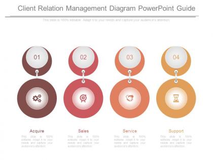 Client relation management diagram powerpoint guide