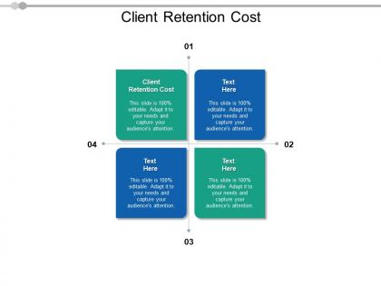 Client retention cost ppt powerpoint presentation inspiration slides cpb