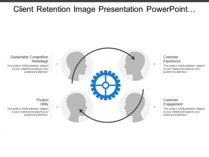 Client retention image presentation powerpoint templates