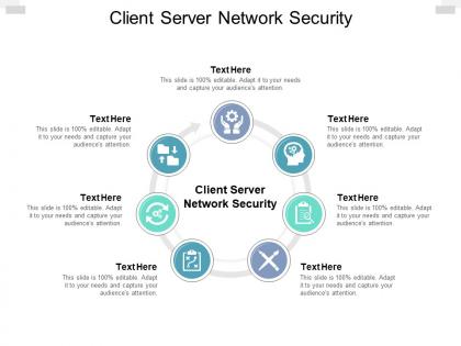 Client server network security ppt powerpoint presentation background cpb