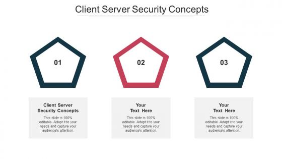 Client Server Security Concepts Ppt Powerpoint Presentation Slides Visuals Cpb