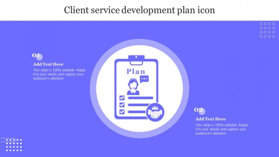 Client Service Development Plan Icon