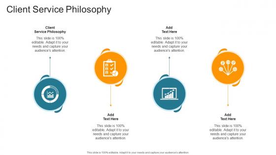 Client Service Philosophy In Powerpoint And Google Slides Cpb