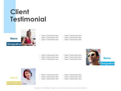 Client testimonial communication ppt powerpoint presentation styles gallery