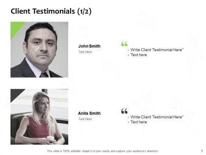 Client testimonials members j80 ppt powerpoint presentation icon deck